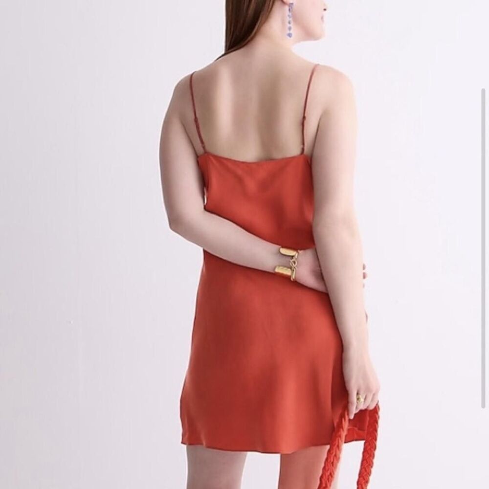 Jcrew Women's Red and Orange Dress